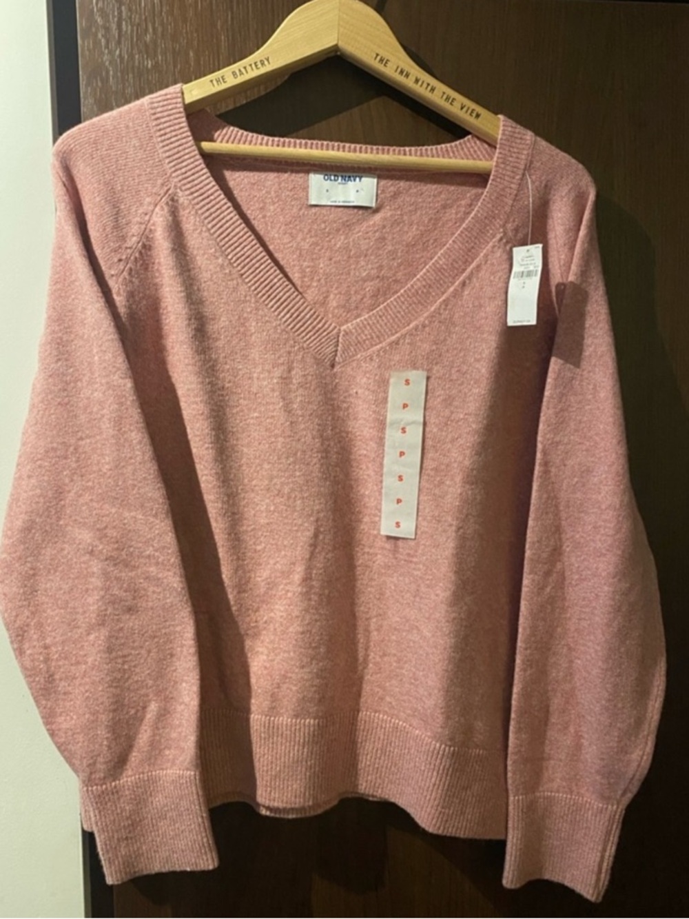 Old Navy Rose V-Neck Sweater